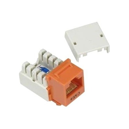 Unc Group Cat.6 Rj-45 Keystone Jack Is 8-Position 8-Conductor (8P8C) And KEYC6-ORG